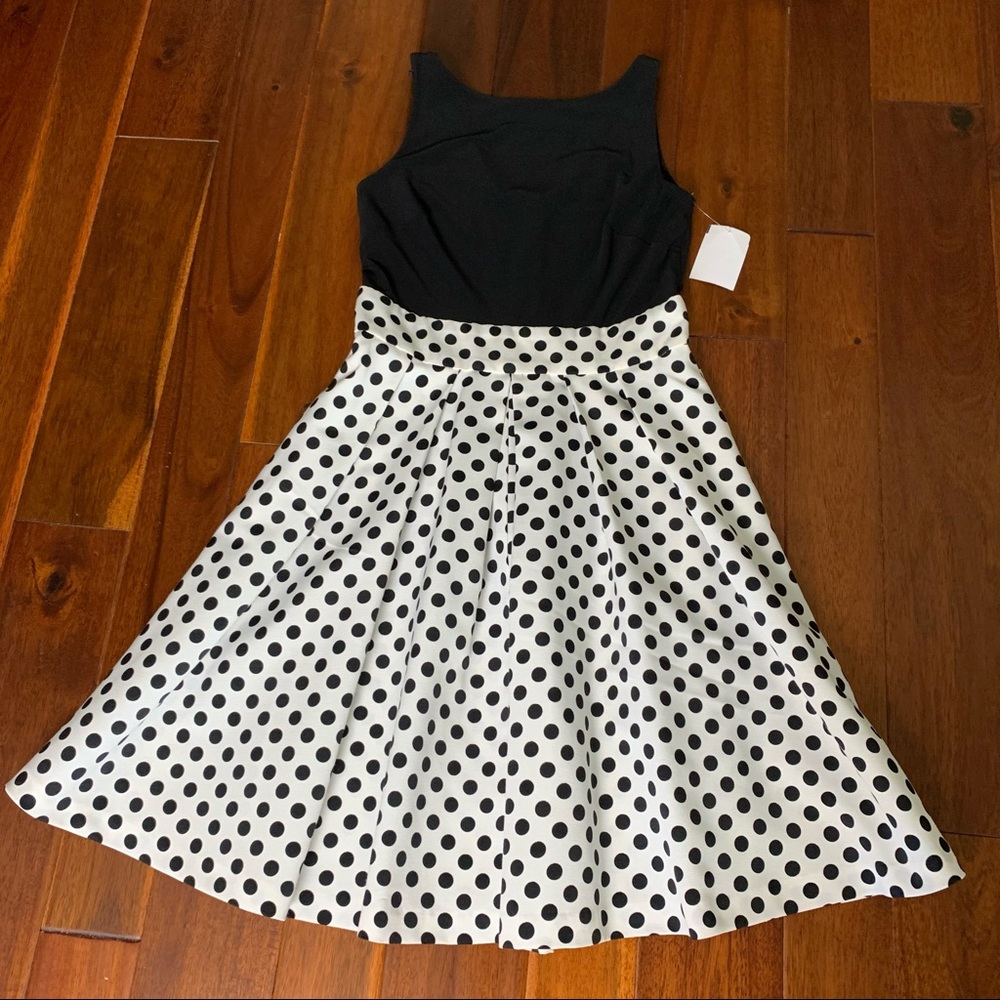 💥3 FOR $12 Ralph Lauren black & white dress Sz 2